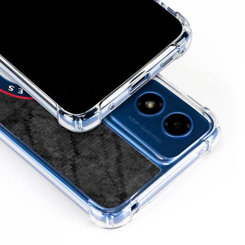 NBA Los Angeles Clippers Black Rust Moto G 5G (2024) Clear Case